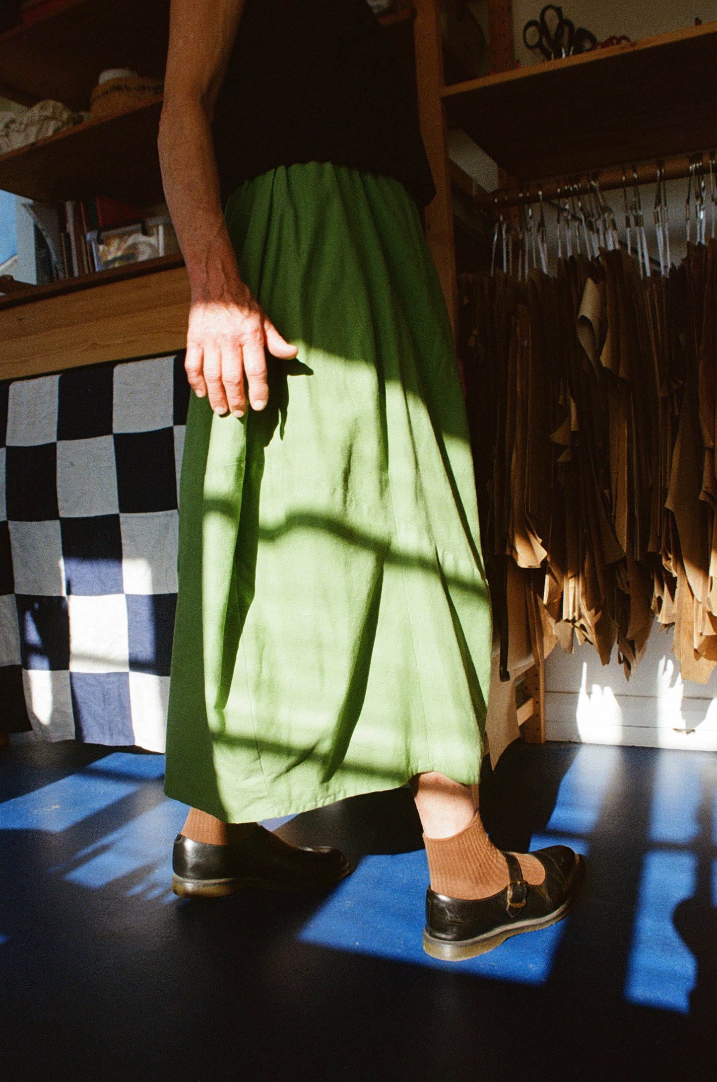 Lantern Skirt — Kelly Green