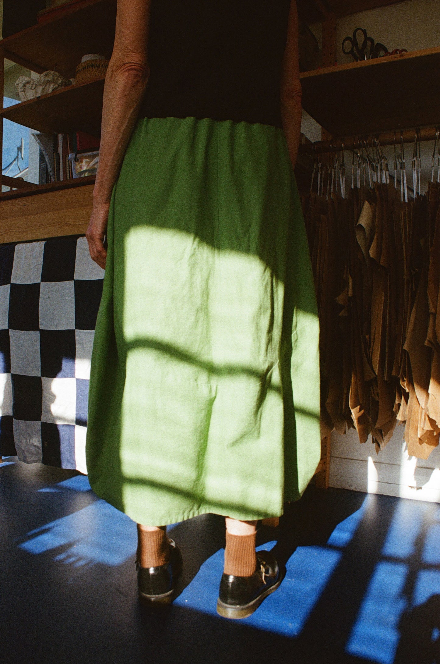 Lantern Skirt — Kelly Green