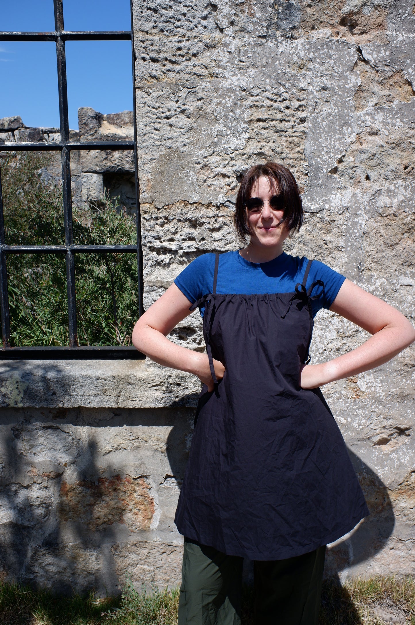 Katie Baby Tee — Peacock Blue