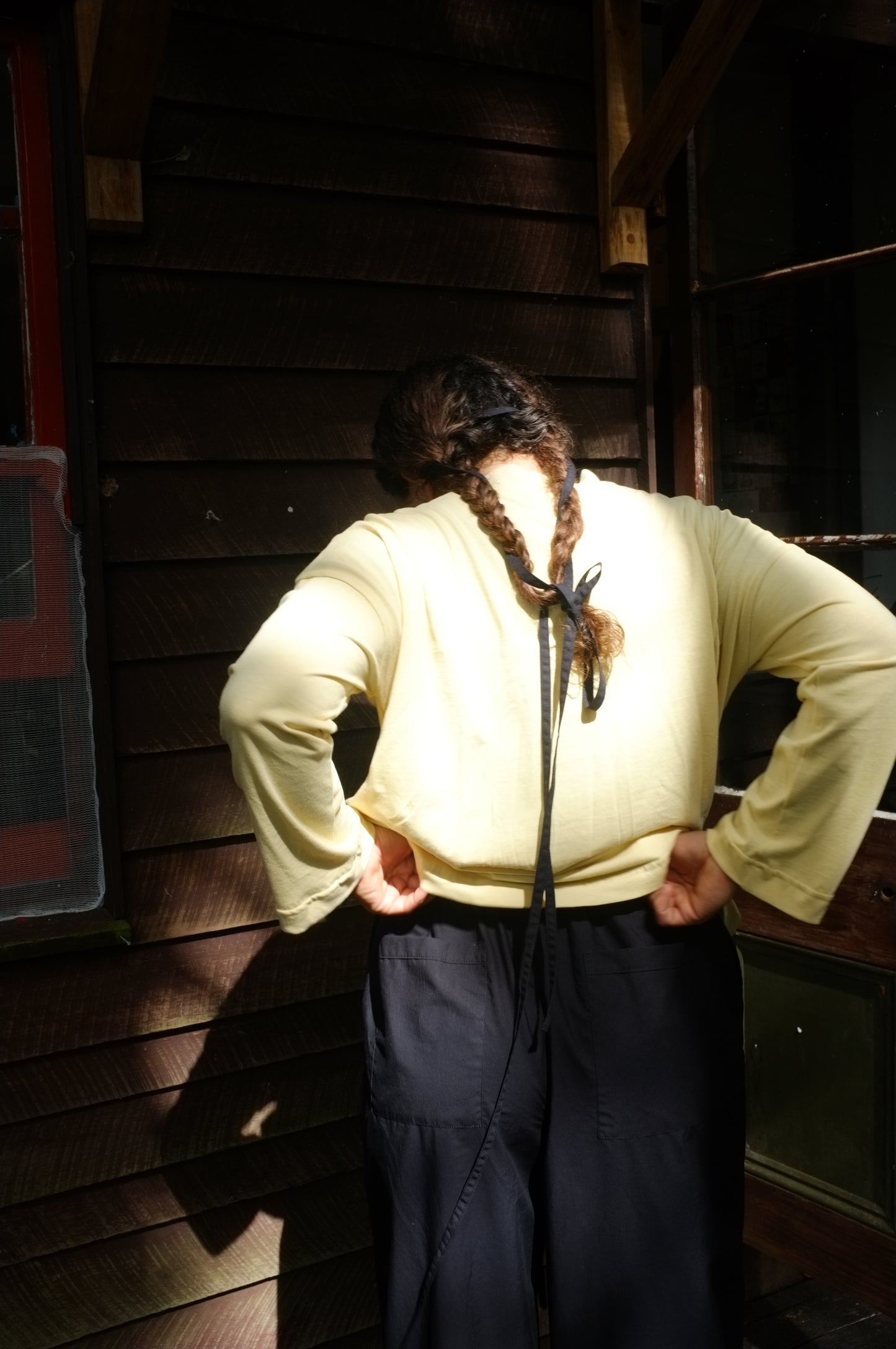 Long Sleeve Big Tee — Butter