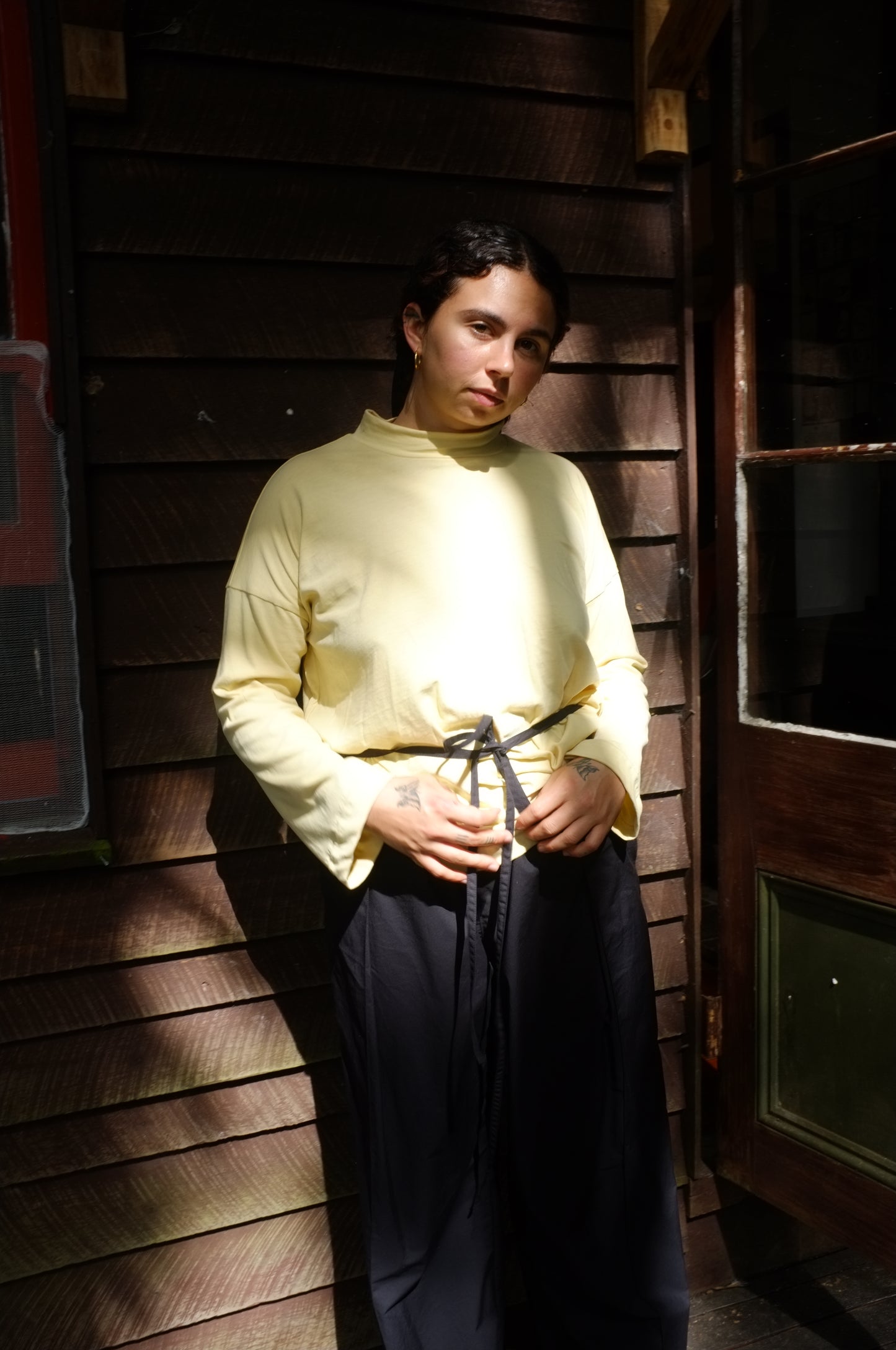 Long Sleeve Big Tee — Butter