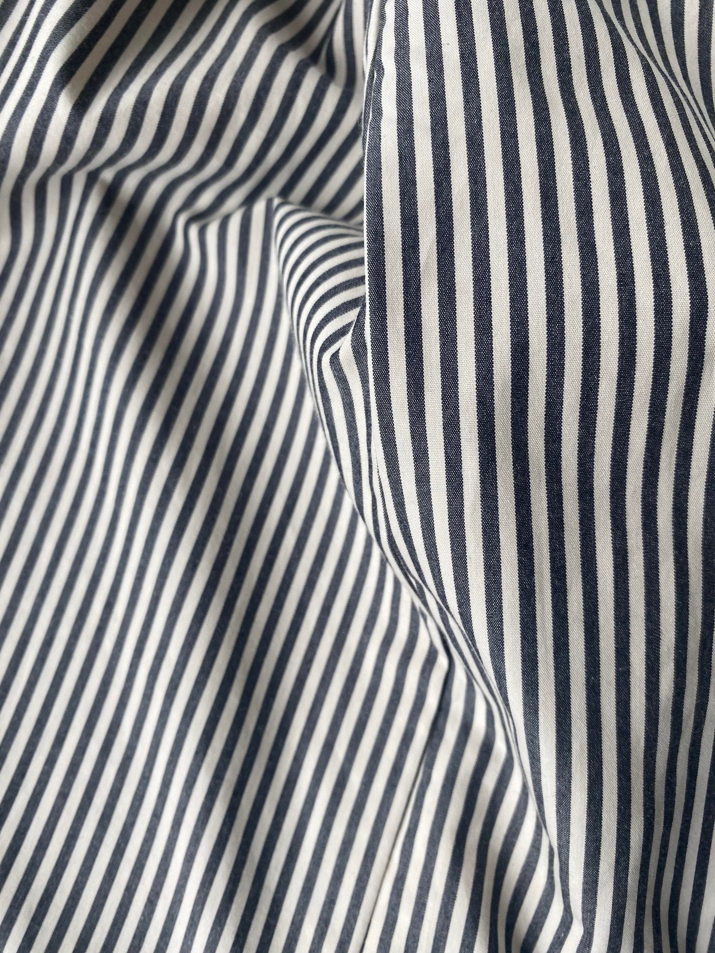 Scrunchie Shorts - Stripe Cotton