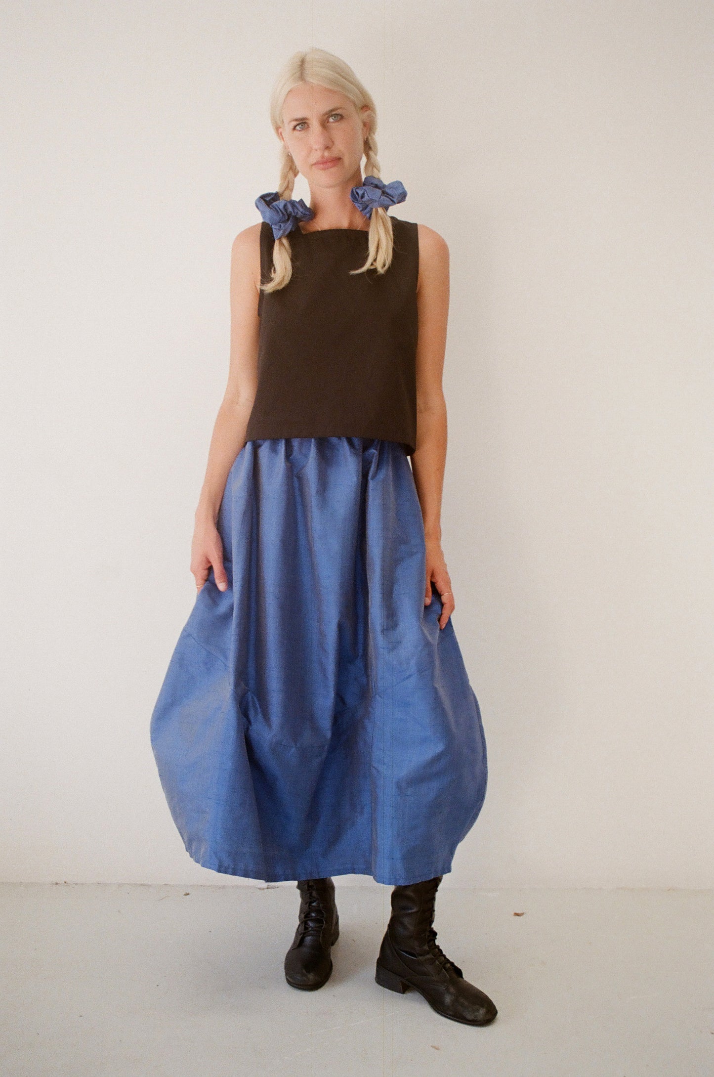 Latte Top - Mimi holvast Black Organic Cotton