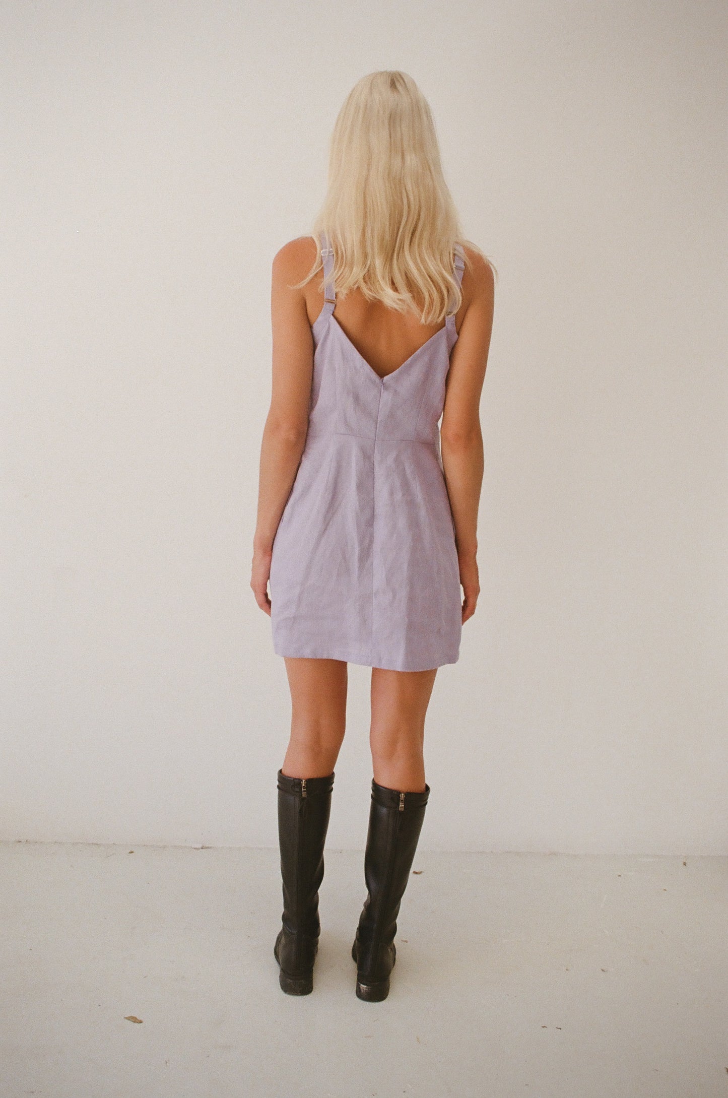 Mimi Holvast Lil Dress - Lilac Linen