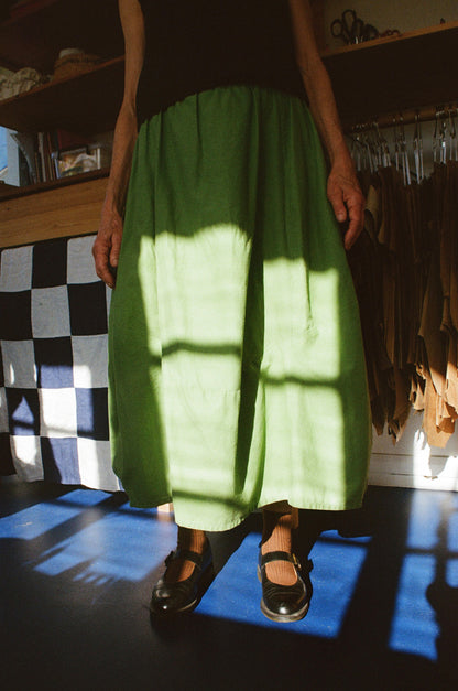 Lantern Skirt — Kelly Green