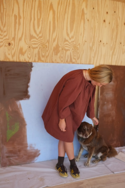 Long Sleeve Ship Dress — Cedar Organic Cotton