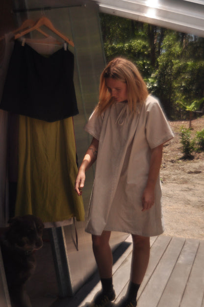 Ship Dress — Chalk Organic Cotton