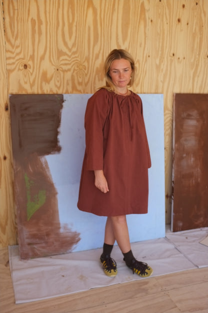 Long Sleeve Ship Dress — Cedar Organic Cotton
