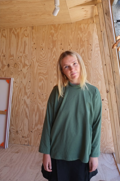 Long Sleeve Big Tee — Eucalyptus