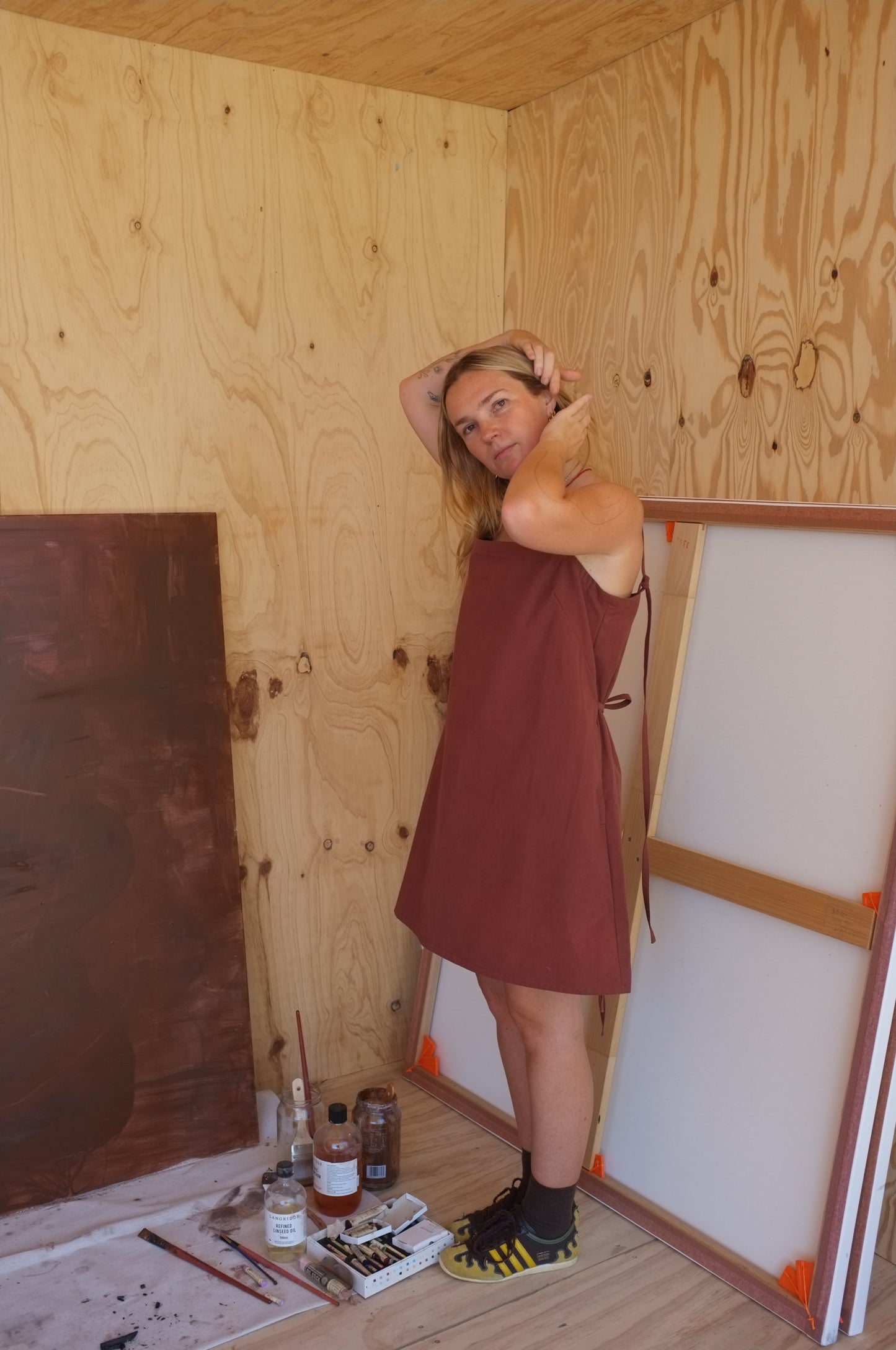 Two tie Dress — Cedar Organic Cotton