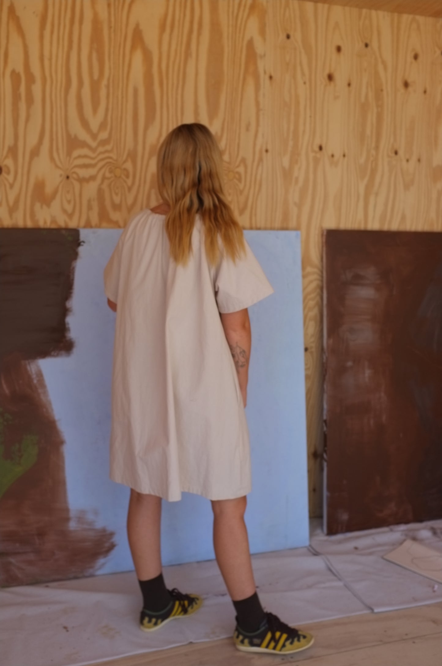 Ship Dress — Chalk Organic Cotton