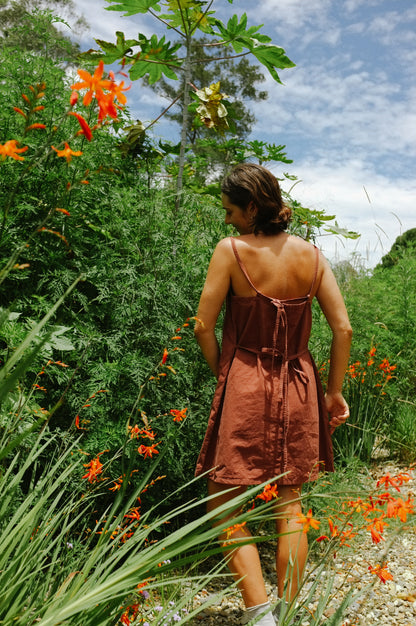 Two tie Dress — Cedar Organic Cotton
