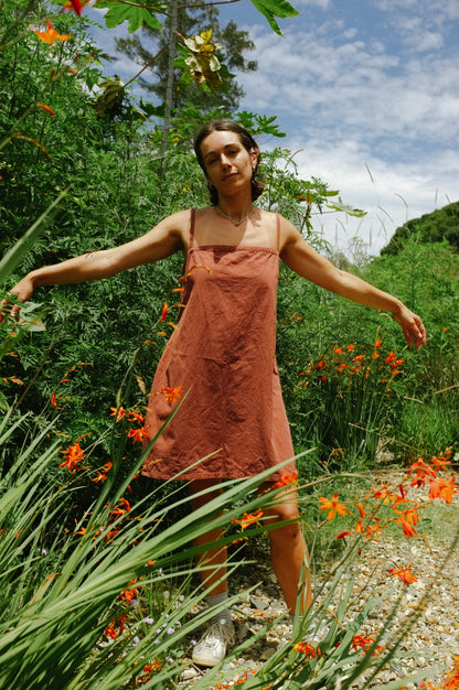 Two tie Dress — Cedar Organic Cotton