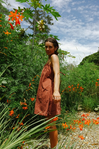 Two tie Dress — Cedar Organic Cotton