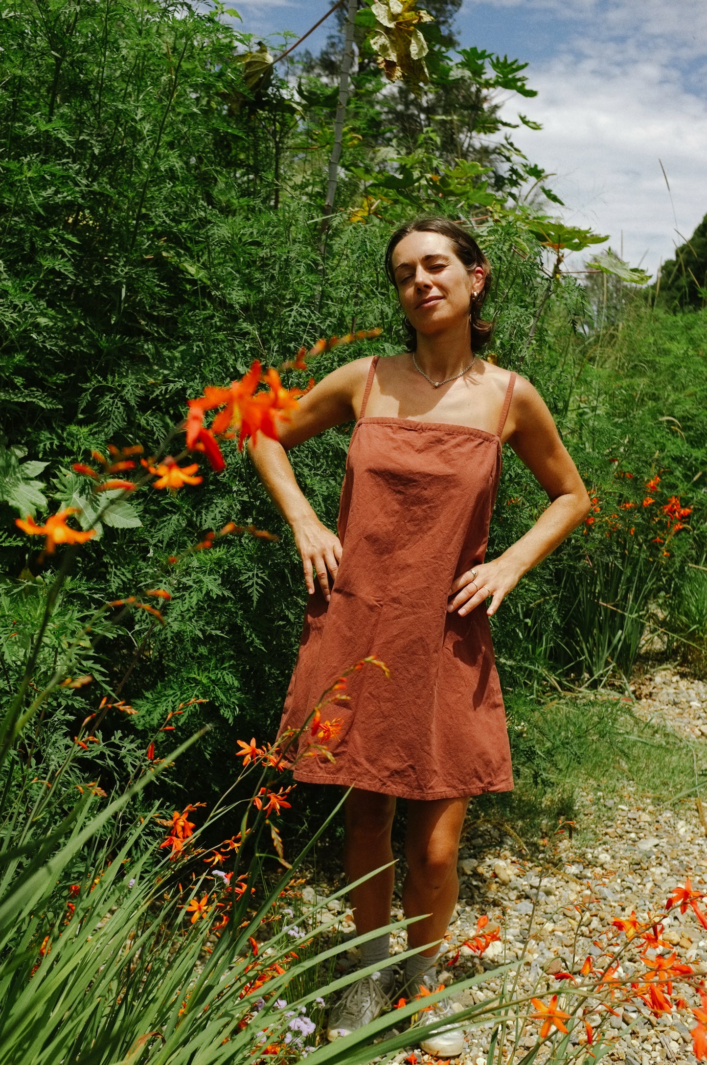 Two tie Dress — Cedar Organic Cotton