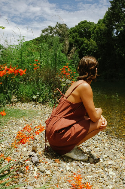 Two tie Dress — Cedar Organic Cotton