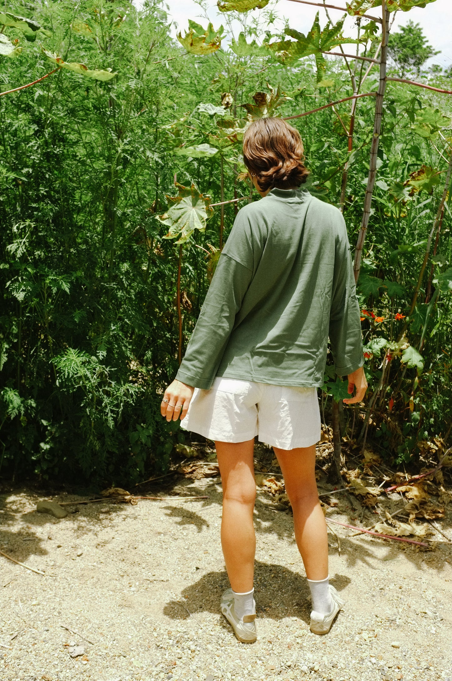 Long Sleeve Big Tee — Eucalyptus