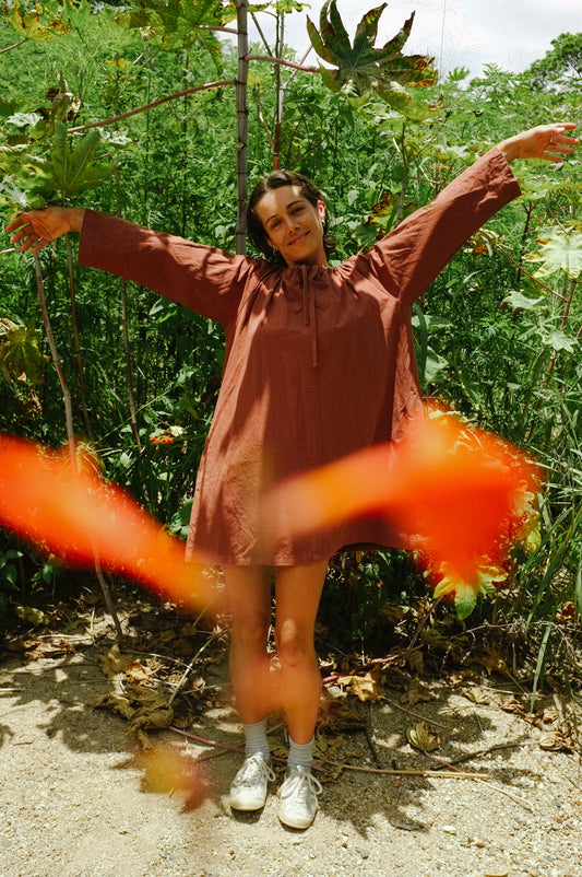 Long Sleeve Ship Dress — Cedar Organic Cotton
