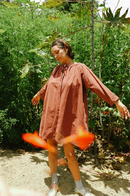 Long Sleeve Ship Dress — Cedar Organic Cotton