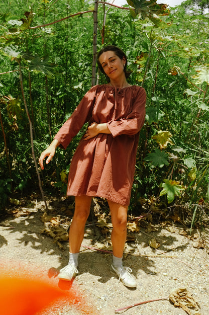Long Sleeve Ship Dress — Cedar Organic Cotton