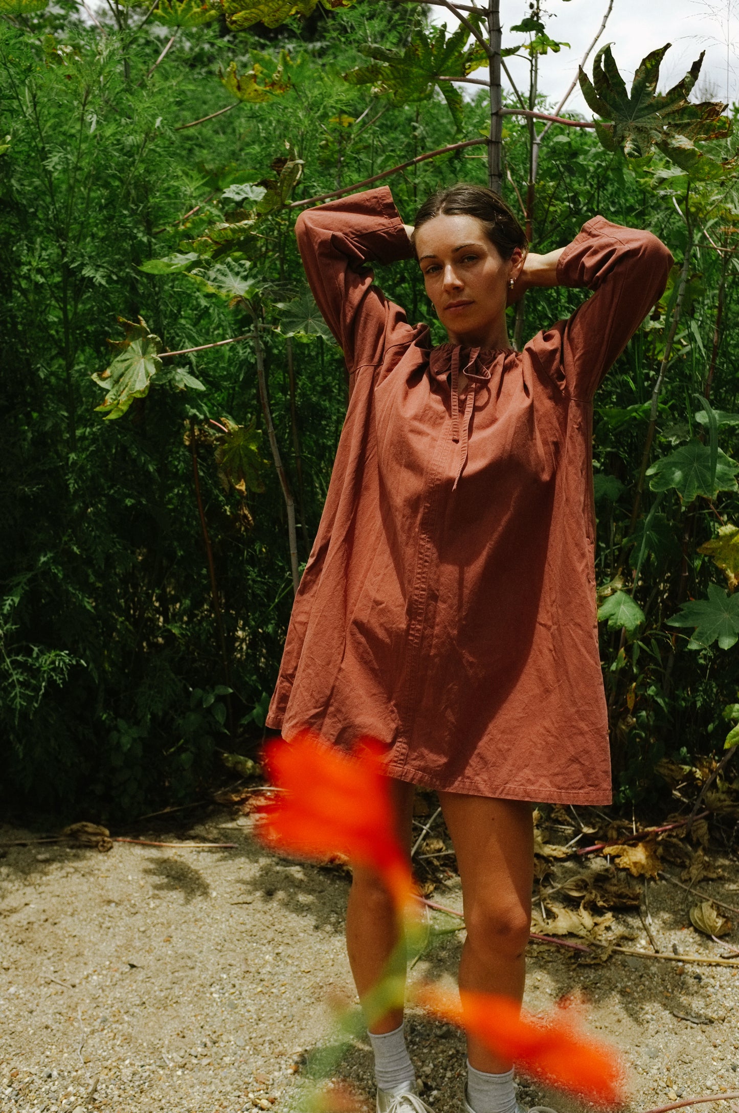 Long Sleeve Ship Dress — Cedar Organic Cotton