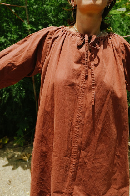 Long Sleeve Ship Dress — Cedar Organic Cotton