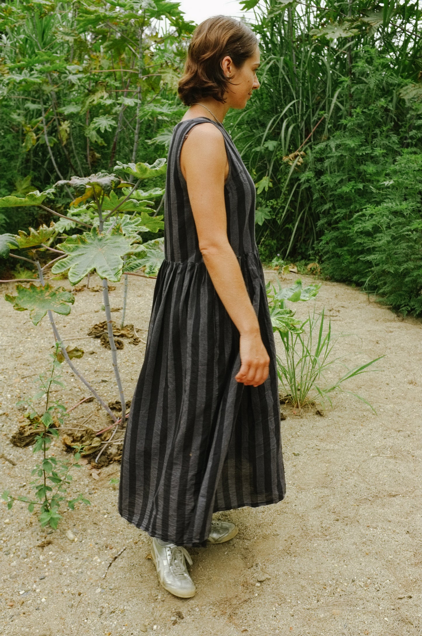 Sim Dress — Tonal Stripe