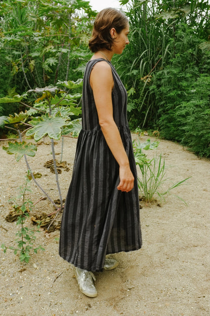 Sim Dress — Tonal Stripe