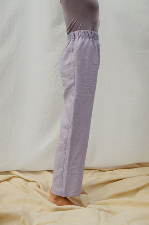 Mimi Holvast Scrunchie Pants — Lilac