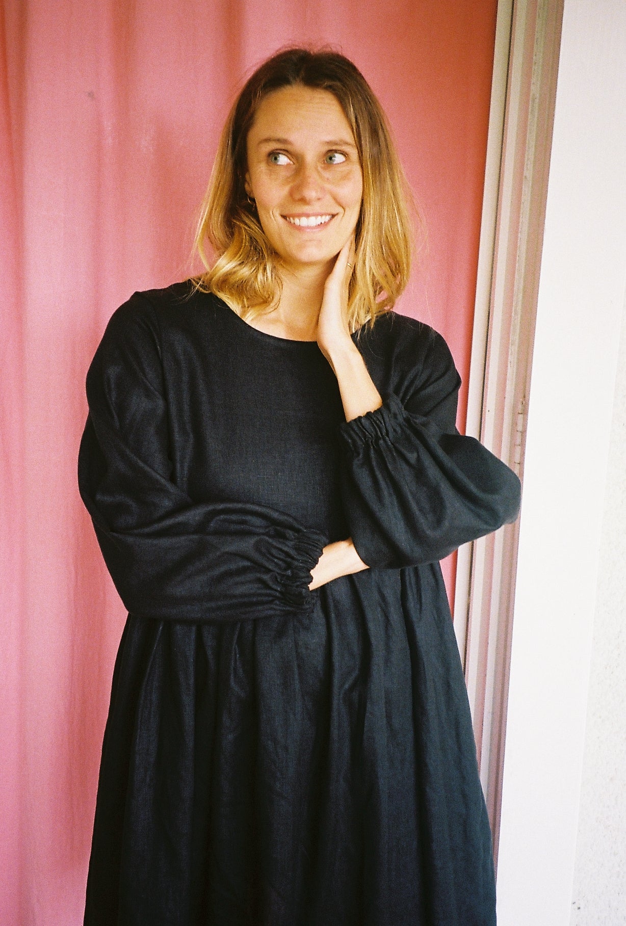 Mimi Holvast Mina Dress  — Black