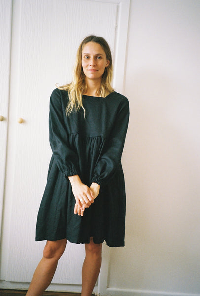 Mimi Holvast Mina Dress  — Black