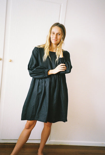 Mimi Holvast Mina Dress  — Black