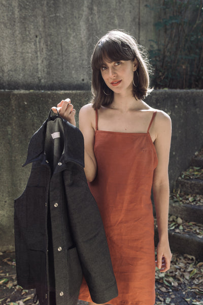 ARCHIVE — Utility Jacket - Black Denim — Medium/Large